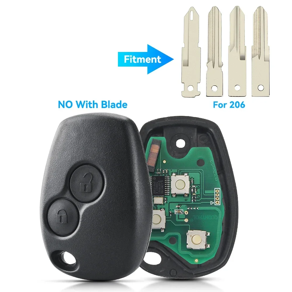 KEYYOU 1 шт. новый для Renault Duster Modus Clio 3 Twingo DACIA Logan Sandero Kangoo PCF7946 PCF7947 4A автомобильный дистанционный ключ без лезвия