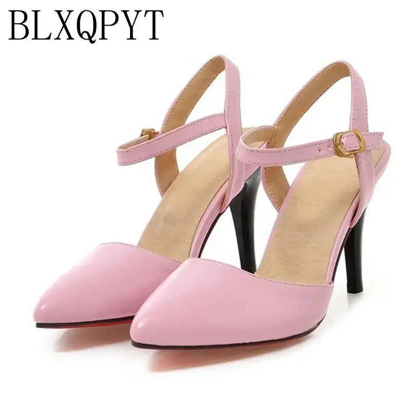 

Лидер продаж 2017, женские сандалии BLXQPYT больших размеров 31-47, женская обувь, женские туфли-лодочки на высоком каблуке, летняя стильная обувь 1391