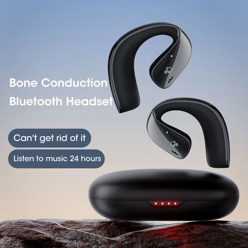 Niye T22 Open Ear Air Conduction TWS Earphone Bluetooth Wireless Headphone Panoramic Sound Sports Waterproof Ear Clip Earbuds