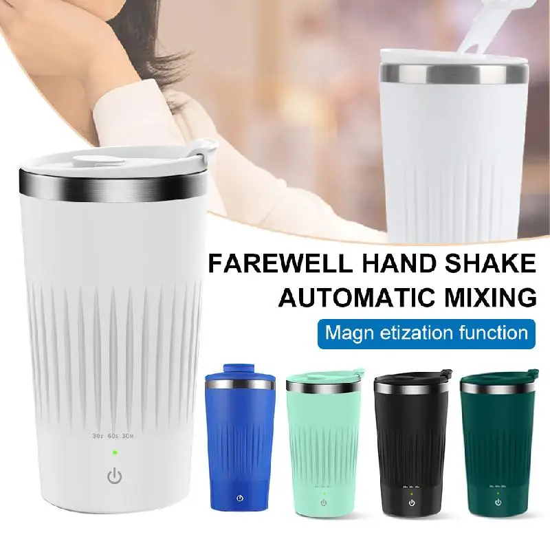 

New Automatic Self Stirring Coffee Mug Electric Home Stainless Steel Coffee Milk Mixing Cup Blender Usb Charged Lazy Smart Mixer