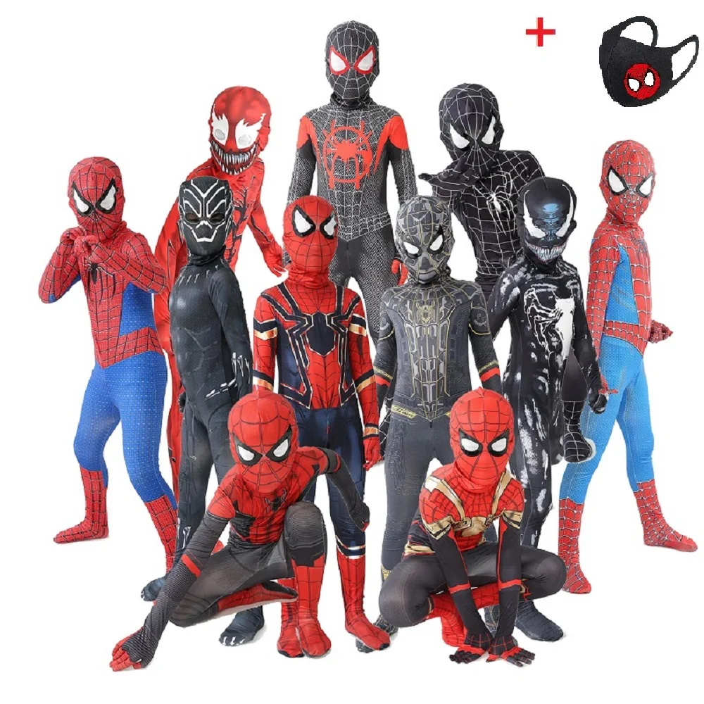 Детский подарок костюм Человека-паука удивительный миль супергерой Хэллоуин