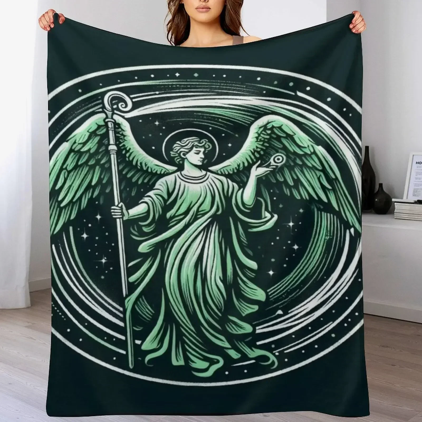 Одеяло в стиле аниме День святого Рафаэля