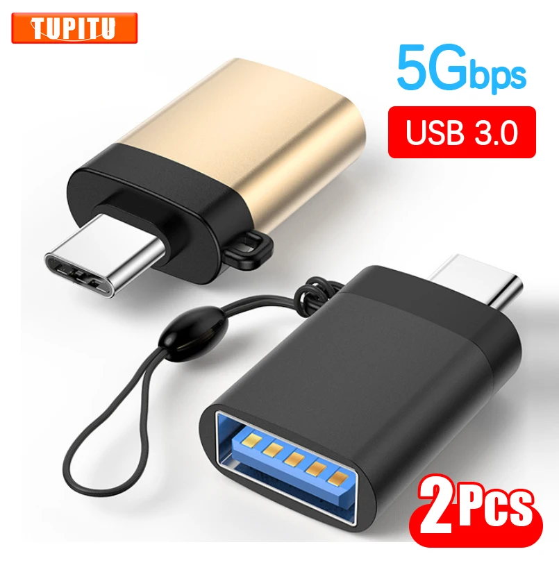 

2 шт., адаптер OTG Type C 3,1 «папа» на USB 3,0