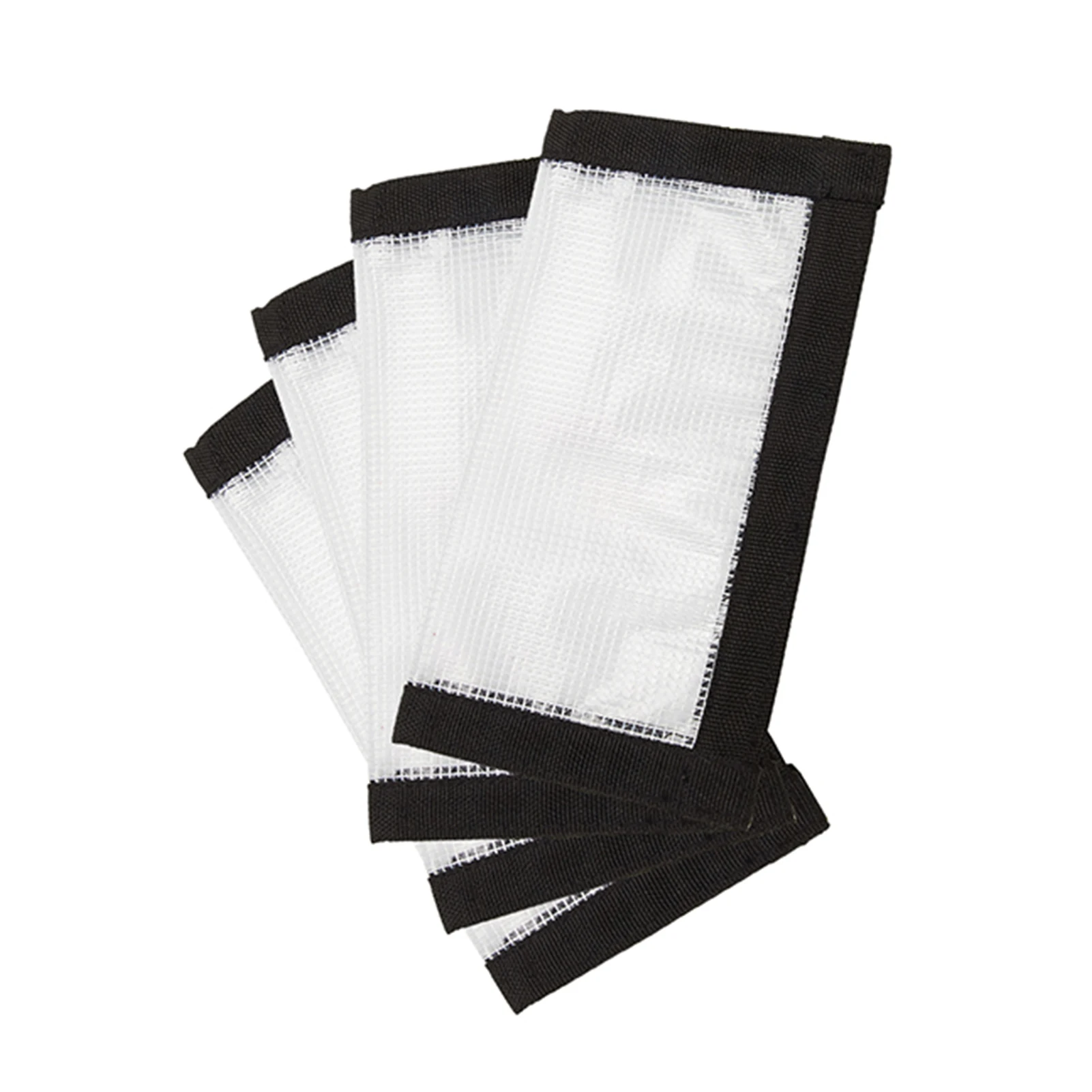 

4pcs/set Easy Install PVC Portable Reusable Lightweight Protective Cover Rectangle Practical Removable Clear Fishing Lure Wraps