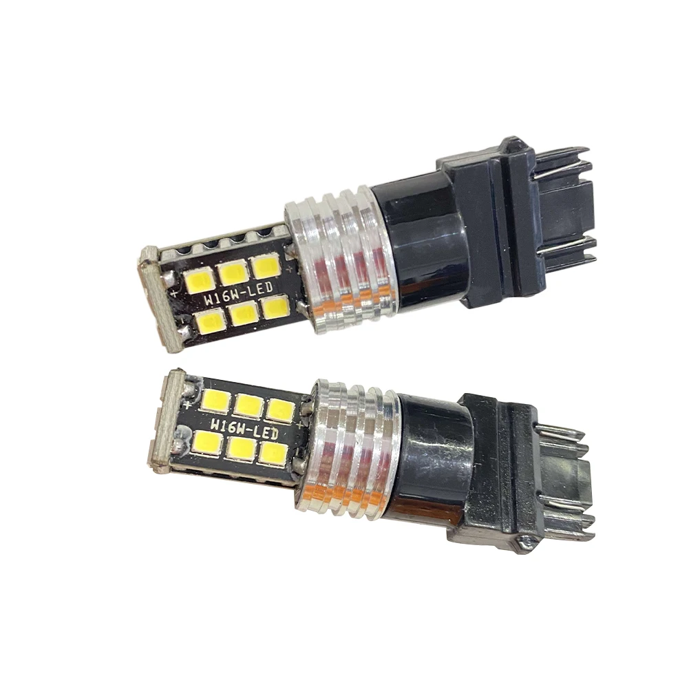 

2pcs 3157 3156 Car LED Bulbs 2835-15-SMD 12v led 6000K White DRL Light Daytime Running Light Taillight Turn Signal Accessories