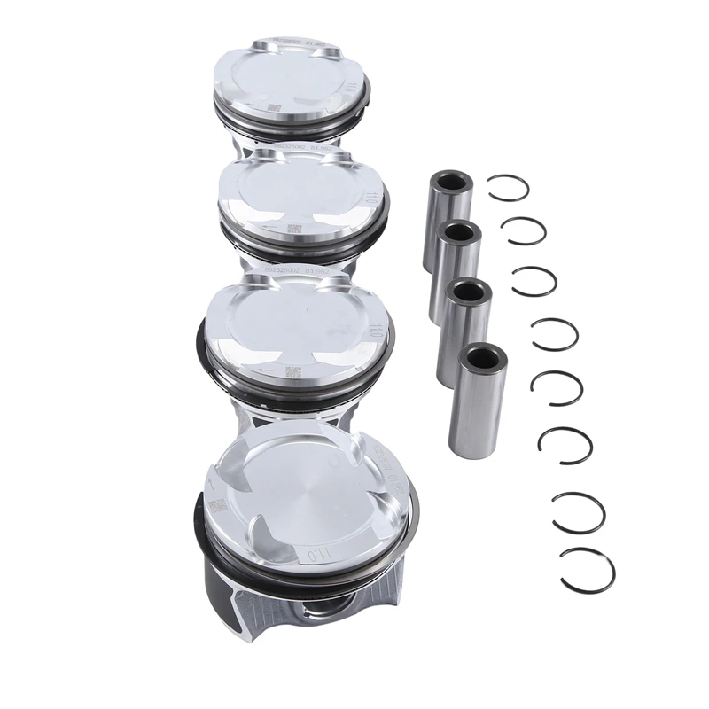 Комплект поршней двигателя Φ82.00Mm для BMW F55 F56 G30 120I 220I 11258657760 11258678931 11258618503 11258638450