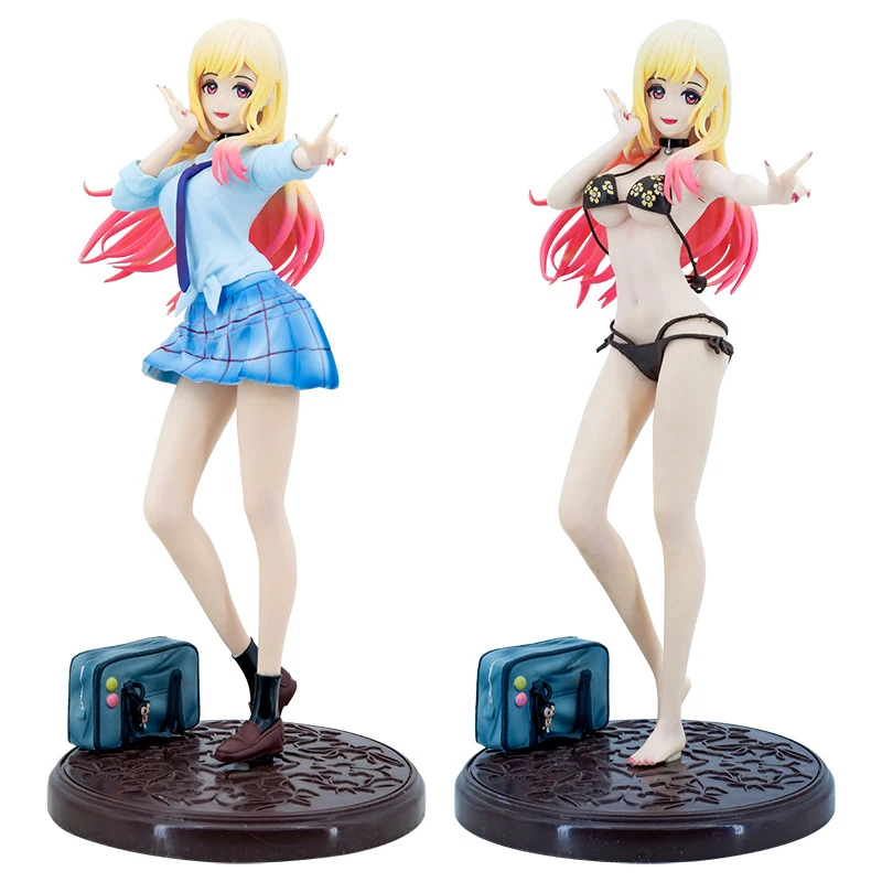 

27 см сексуальные экшн-фигурки Китагава Марин Мой наряд дорогая аниме Фигурное бикини JK красивая девушка модель взрослый ПВХ коллекционная ...