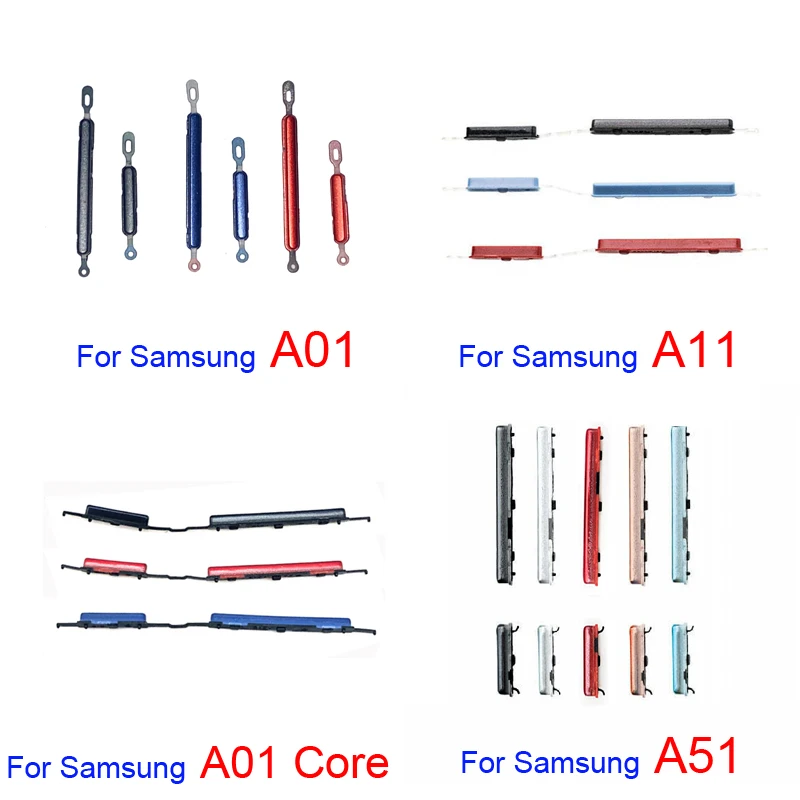 Кнопка питания и громкости телефона для Samsung Galaxy A01 Core A013 A11 A21 A51 4G новая внешняя