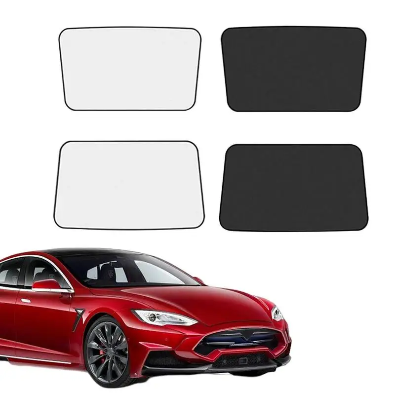 

Skylight Curtain For Model 3 Sunshade Model 3 Accessories Model 3 Interior Sunroof Windshield Insulation