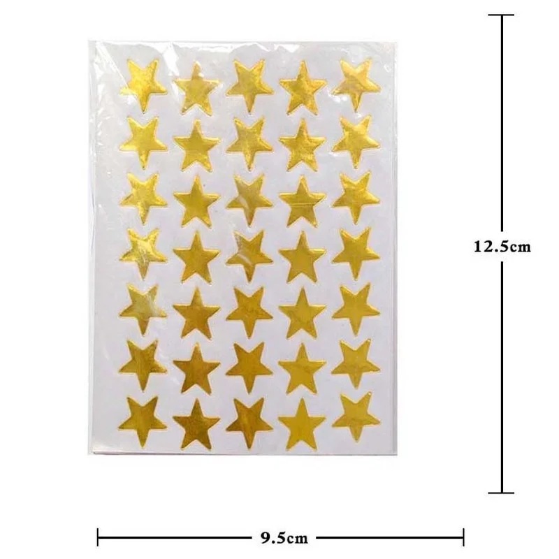 20 листов стикеров со звездами значок для студентов яркая этикетка канцелярские