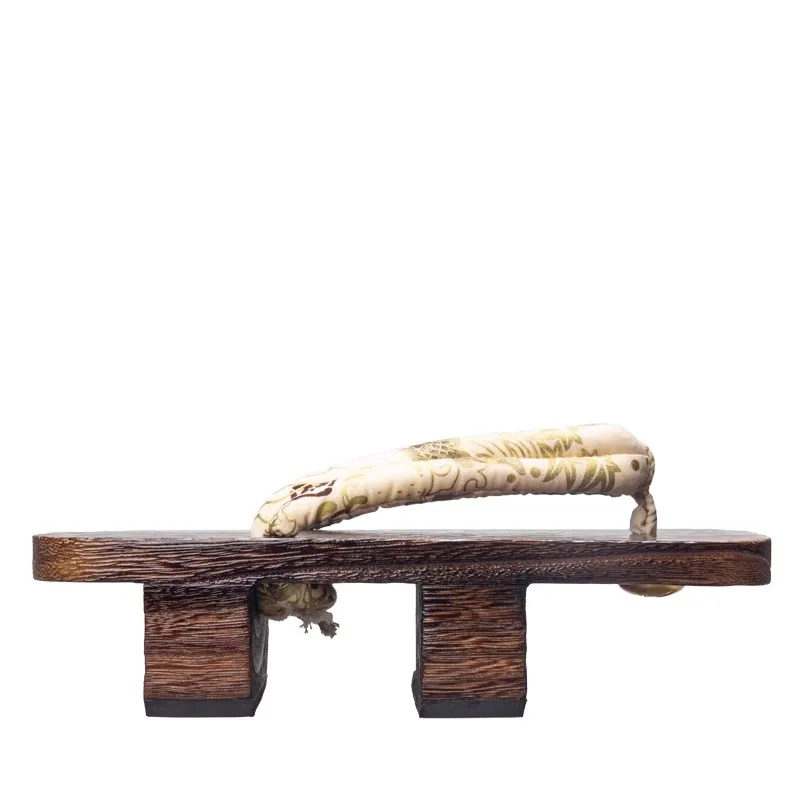 Японский юката с двумя зубцами мужские сабо Chayaki повседневные шлепанцы принтом