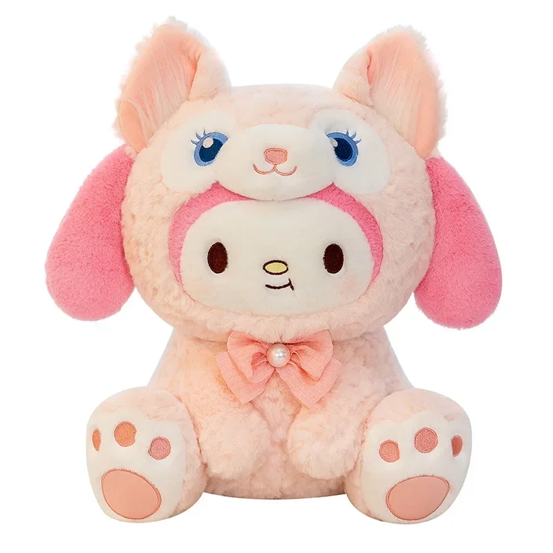 Sanrio 45 см аниме Sanriod игрушки Kawaii Kuromi Mymelody Cinnamoroll плюшевые мягкие кукла плюшевая