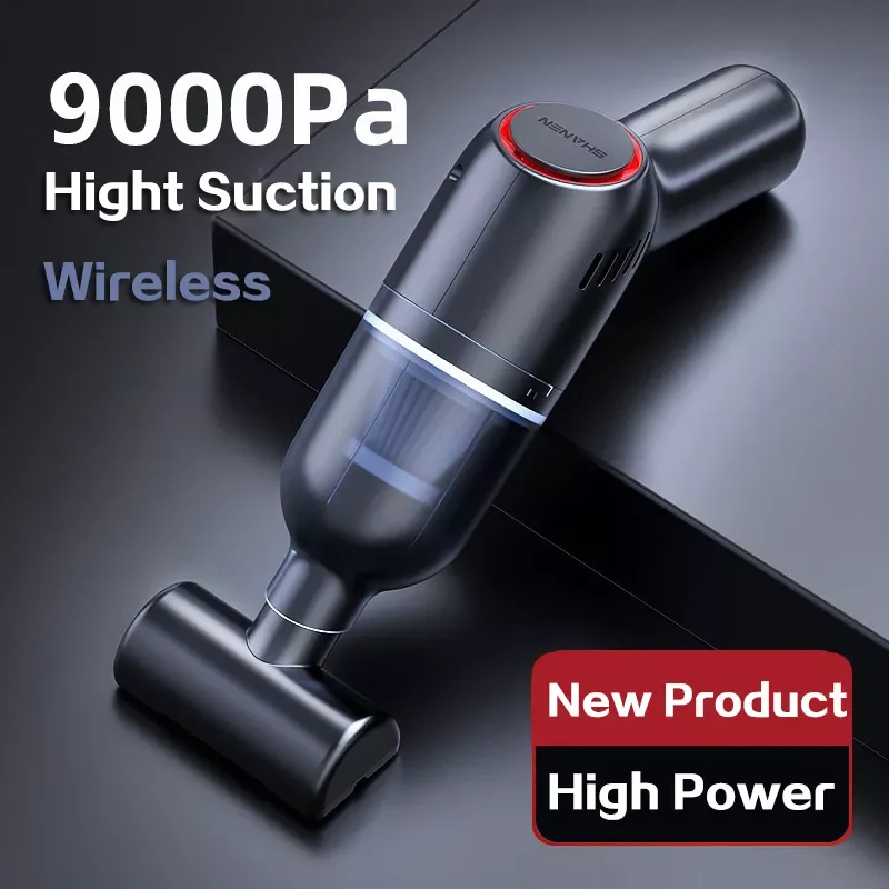 

8000Pa Wireless Car Vacuum Cleaner Cordless Handheld Auto Vacuum Home & Car Dual Use Mini Vacuum Cleaner