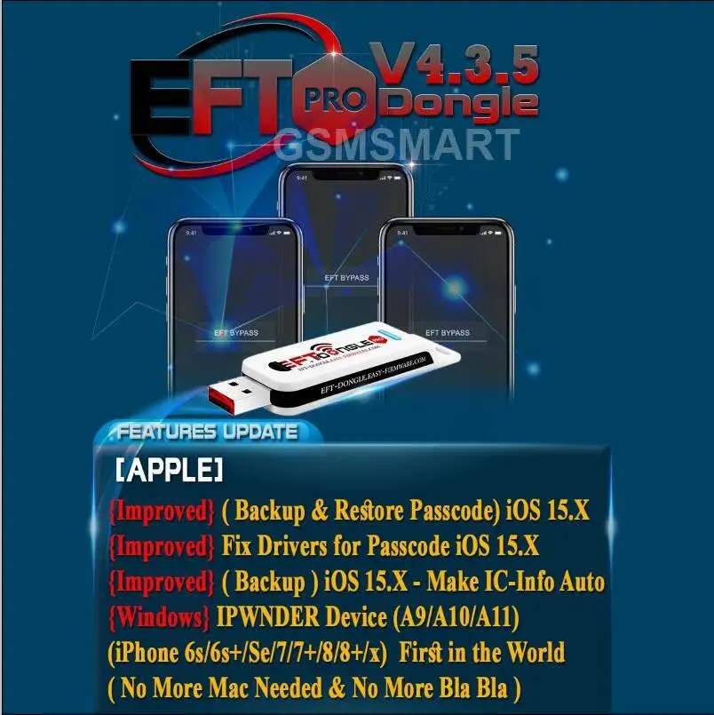 Новинка 2023 оригинальный ключ EFT Pro Dongle прошивка Team | Мобильные телефоны и