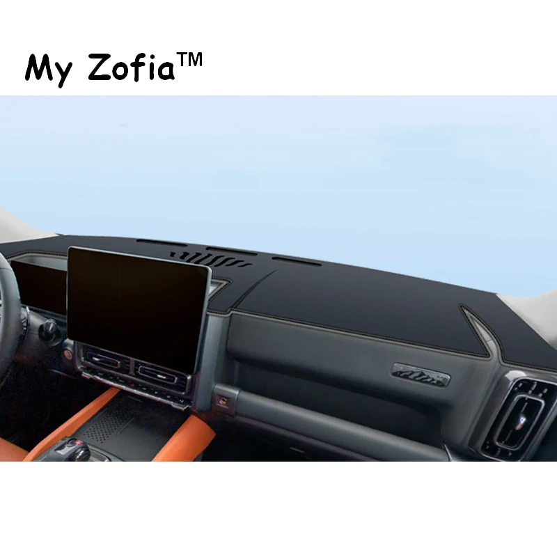 LHD для Haval H9 2nd 2024 2025 Новый H9 Автомобильная приборная панель Уникайте световой коврик Инструментальная платформа Настольный чехол Коврики Аксессуары с защитой от УФ-лучей