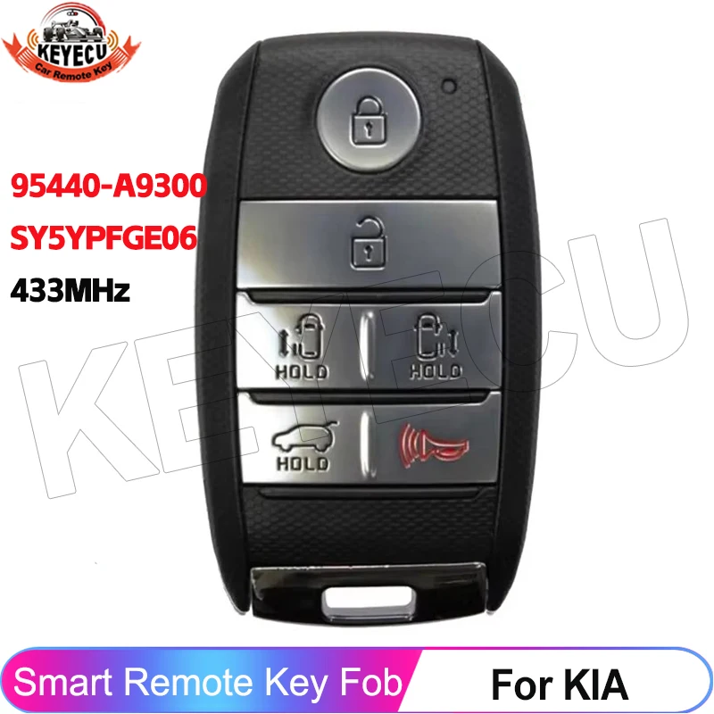 

KEYECU 95440-A9300 SY5YPFGE06 для KIA Carnival 2015 2016 2017 2018 Sedona 2019 2020 2021 смарт-ключ ID47 чип дистанционный брелок 433 МГц