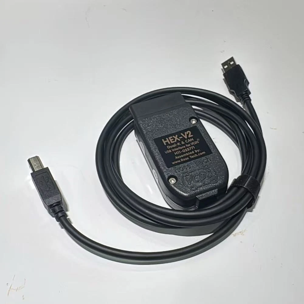 Фото Новейший диагностический сканер VAGCOM V25.3 OBD HEX V2 2026 года для VW, AUDI, Skoda, Seat VAG, многоязычный, с интерфейсом VCDS №5