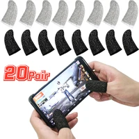 20pair breathable game control finger cover for phone tablet touch screen sweat proof non scratch gaming finger sleeve