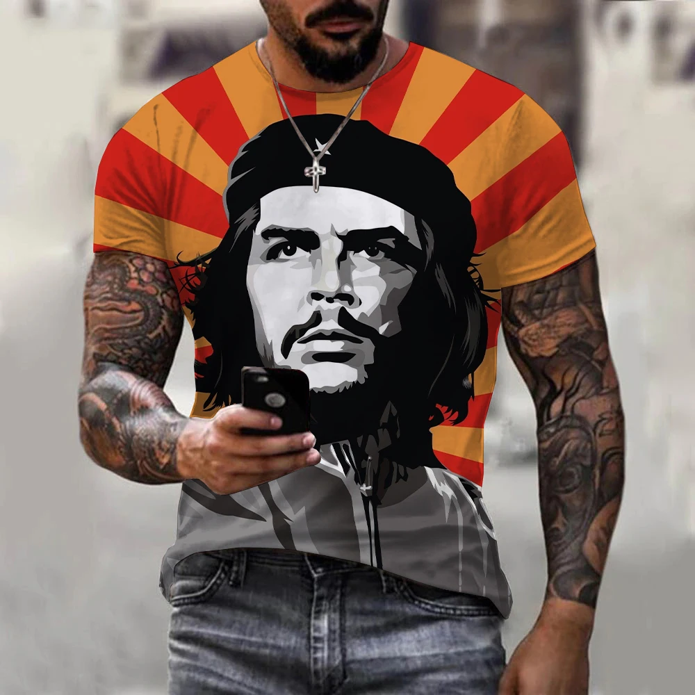 Футболка CLOOCL Che Guevara в стиле ретро модные рубашки с 3D принтом летние футболки
