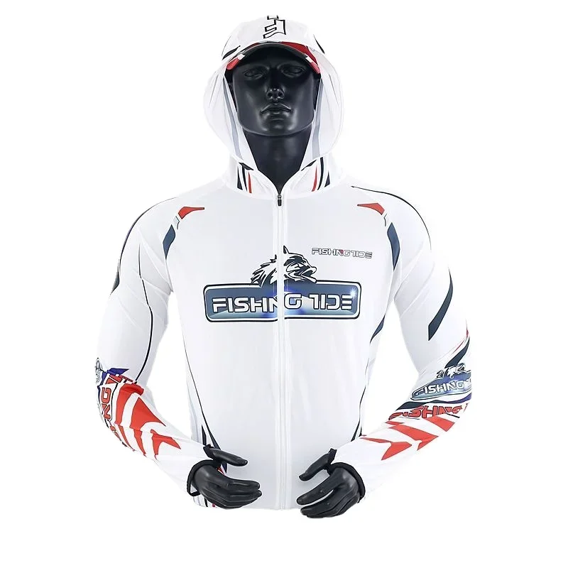 Новая летняя одежда для подледной рыбалки Солнцезащитная мужчин уличной морской