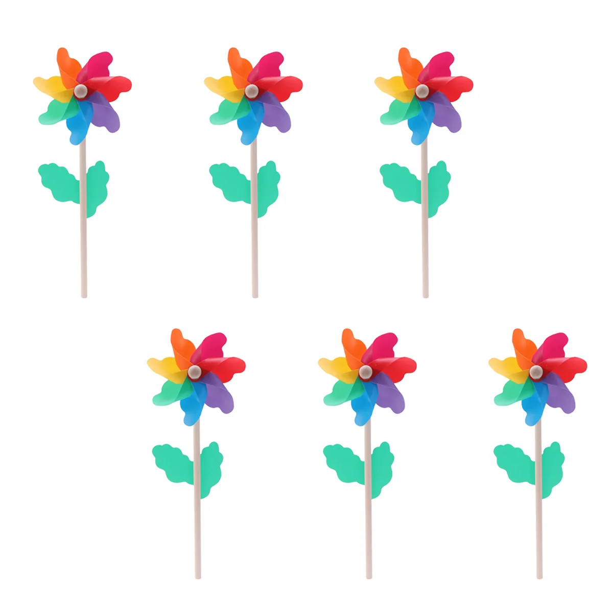 

Pinwheels Pinwheel Wind Garden Windmill Party Rainbow Flower Toylawnwindmills Kids Outdoor Yardwooden Stick Stakes Toddler Toys