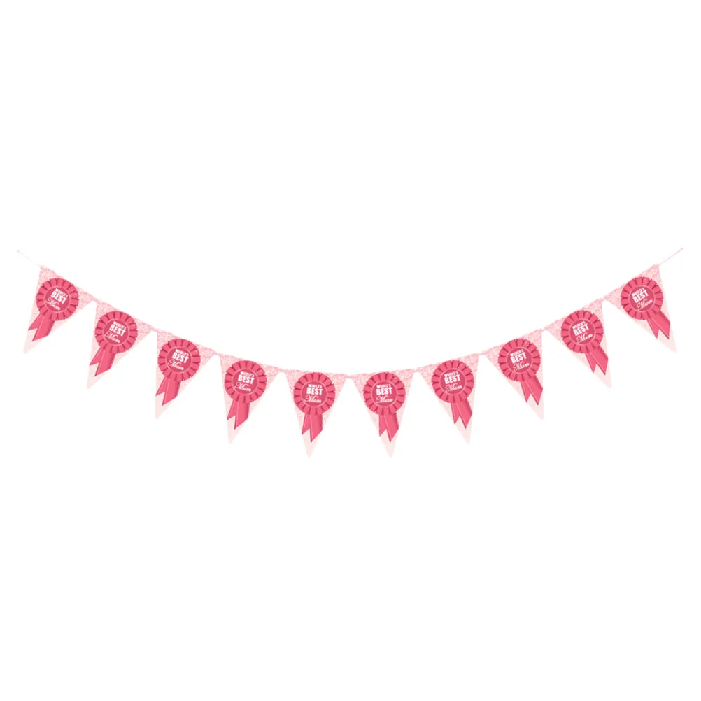 

1 String of Mothers Day Party Hanging Banner Scene Banner Pendant Party Bunting