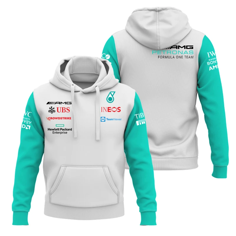 

For Benz 2022 Hot Sale F1 Formula One AM Team Extreme Sports Event Zipper Hoodie High Quality Harajuku Plus Size Man Jacket G