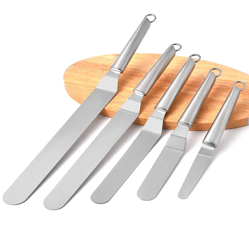 

Portable Cream Spatula Cake Butter Accessories Kitchen Gadgets Stainless Steel Baking Frosting Knife Smoother Decoration Tool
