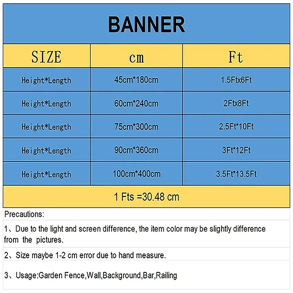 JohninBanner 2x8 Fts автомобильный баннер полиэстер печатный флаг гараж или открытый для