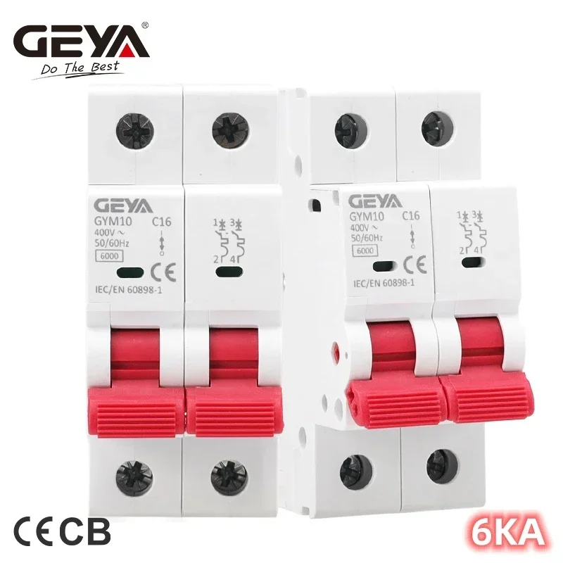 GEYA GYM10 Мини-автомат 6-63A 220V/400V