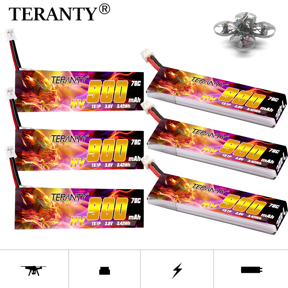 TREANTY 900mAh 1S 3 8 V 70C/140C HV TinyHawk S II внутренняя полая чашка дальнего радиуса действия Mini
