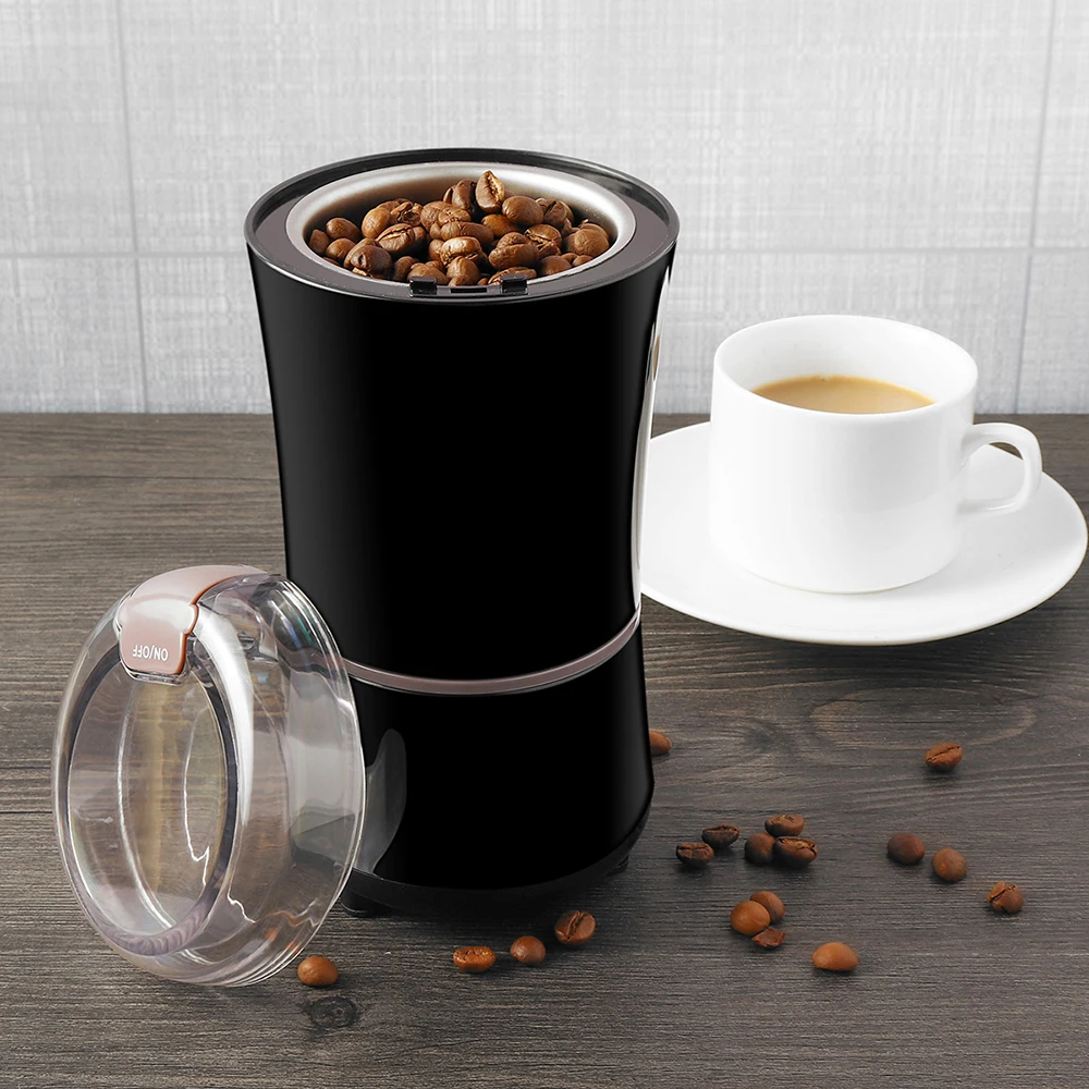 

Kitchen Electric Coffee Grinder 400W Mini Salt Pepper Grinder Powerful Spice Nuts Seeds Coffee Bean Grind Machine Electronic