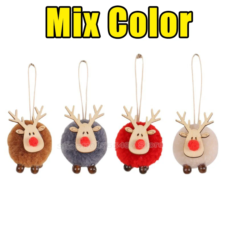 

Рождественский фетровый кулон с оленем