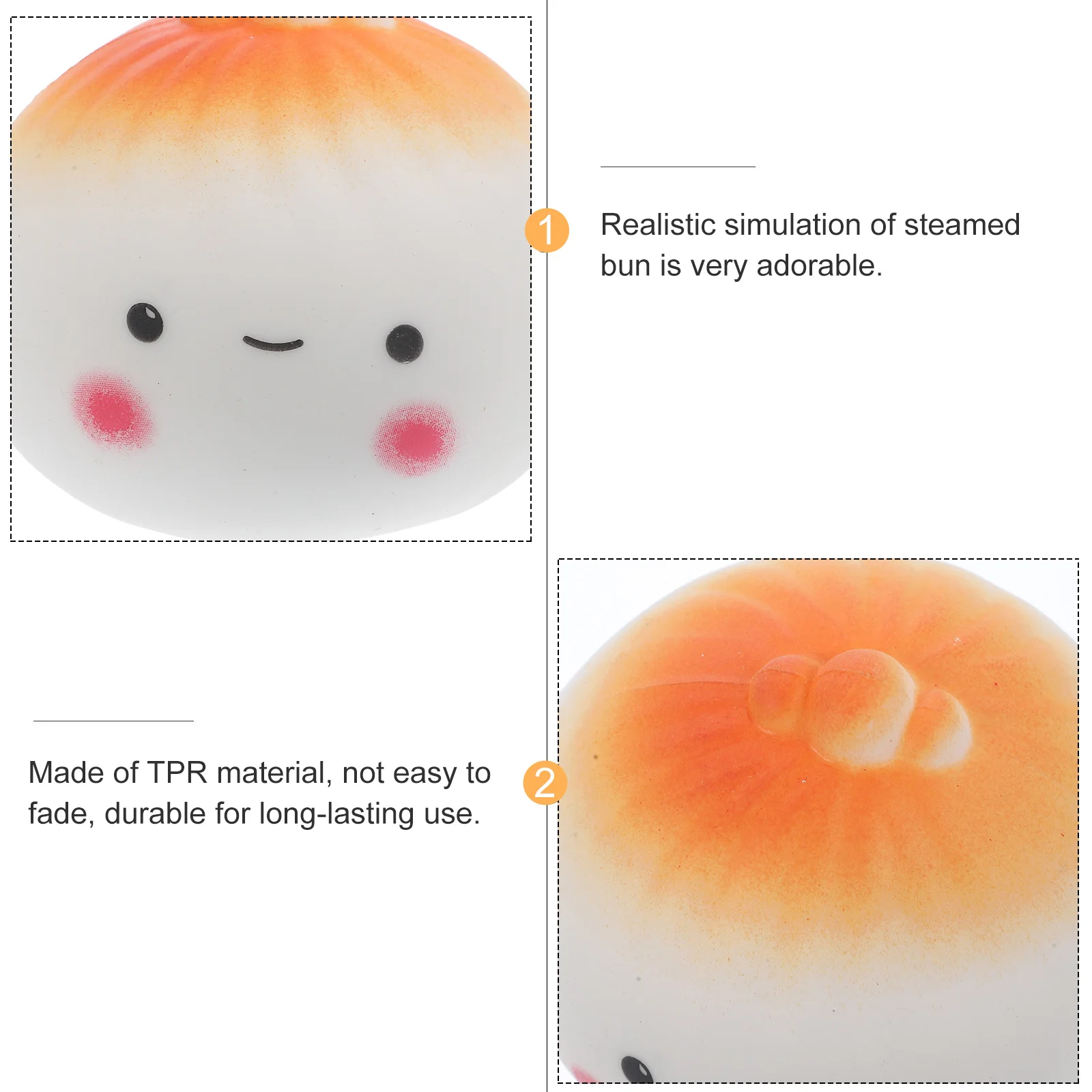 Бионическая жареная булочка портативные булочки-непоседа шарики для снятия