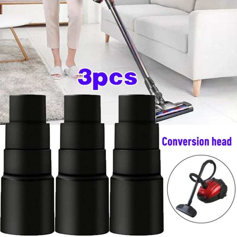 

3 PCS Universal Vacuum Hose Adapter Vacuum Hose Accessories Adaptor Connector Four-layer Adapter Of 32mm 33mm 34mm 35mm