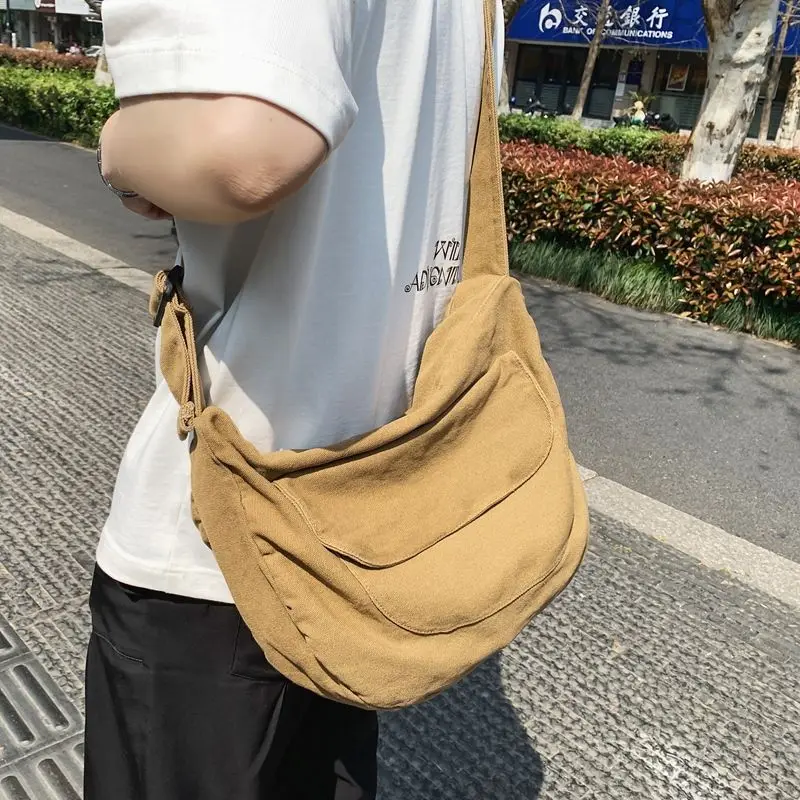 Холщовая женская студенческая сумка Go To Class в гонконгском стиле ленивый ветер