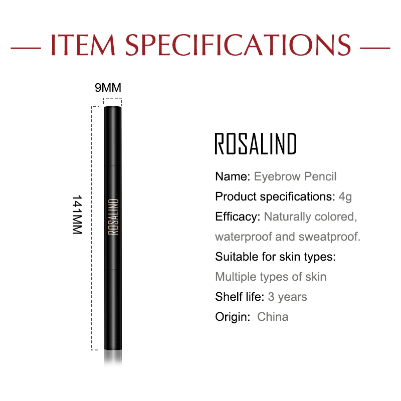 Тени для бровей карандаш красящий маркер двухсторонний татуаж тонкий скетч