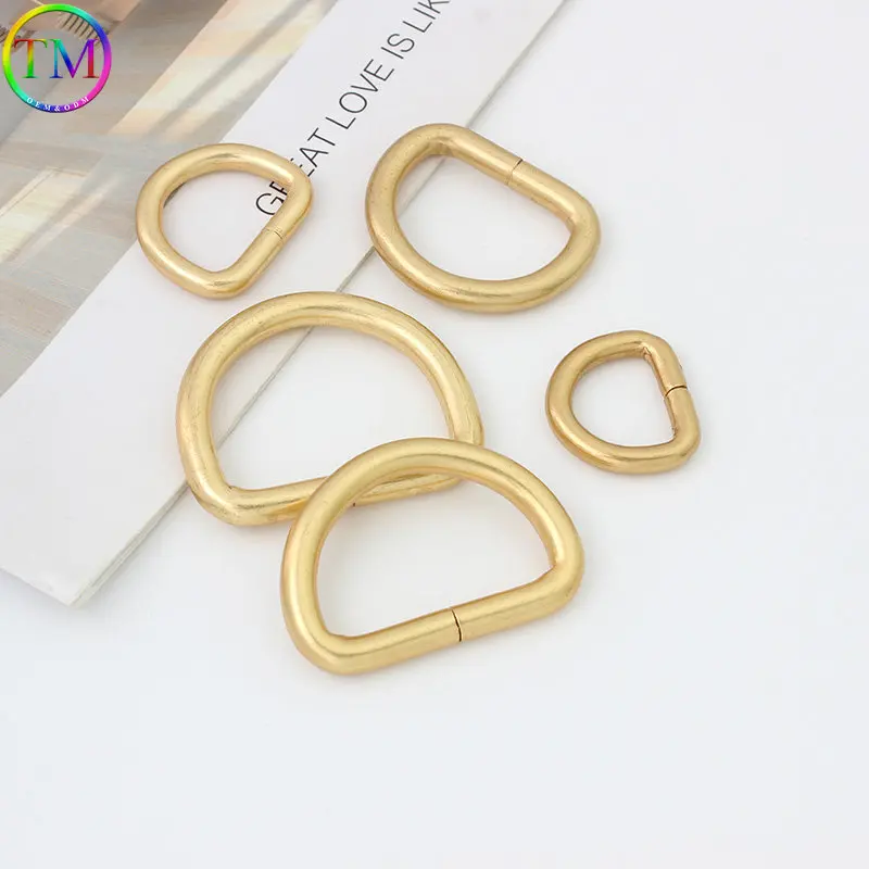 10mm 19mm 32mm Gold Metal D Rings Buckle Lobster Clasp Connectors For Diy Handbags Purse Strap Belt Dog Collar Chain