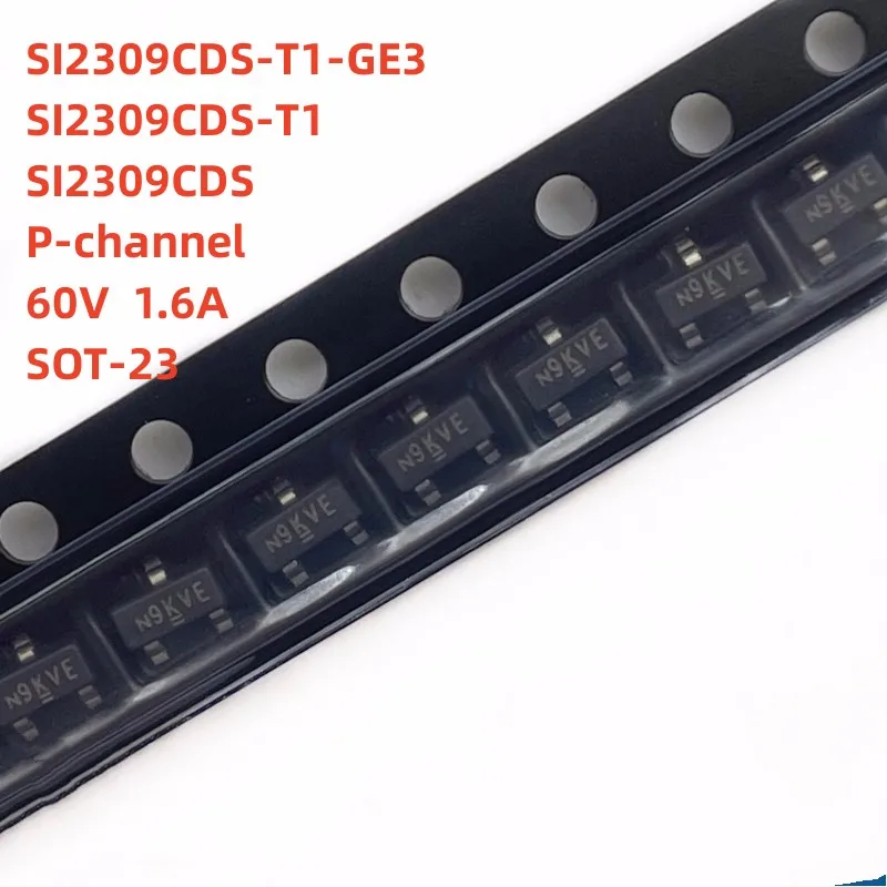 

[10PCS] 100% New original :SI2309CDS-T1-GE3 SI2309CDS N9 P-CH 60V 1.6A SOT-23-3 transistor MOSFET