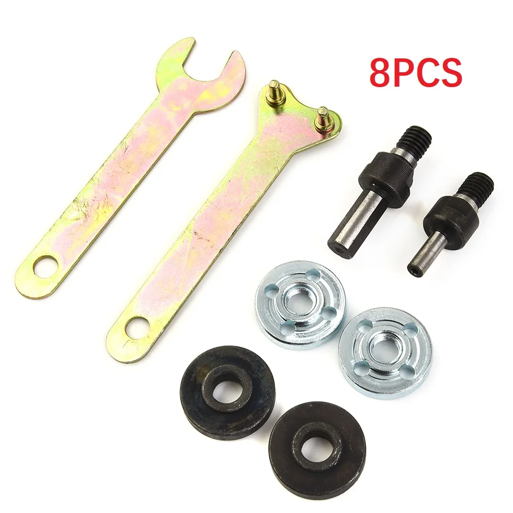 

6/10mm Spanner Connecting Rod kit 8 pcs Adapter Disc Electric drill Hand drill parts Mandrel Wrench Useful Hot sale