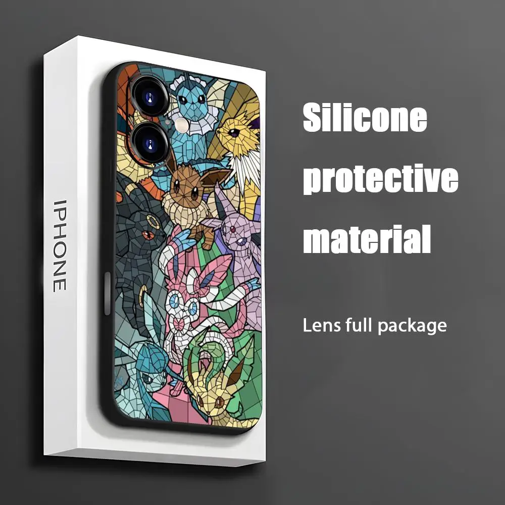 Чехол для телефона P-poc-ket с изображением животного аниме iPhone 16 15 14 13 12 11 X XR XS 8 Plus Mini