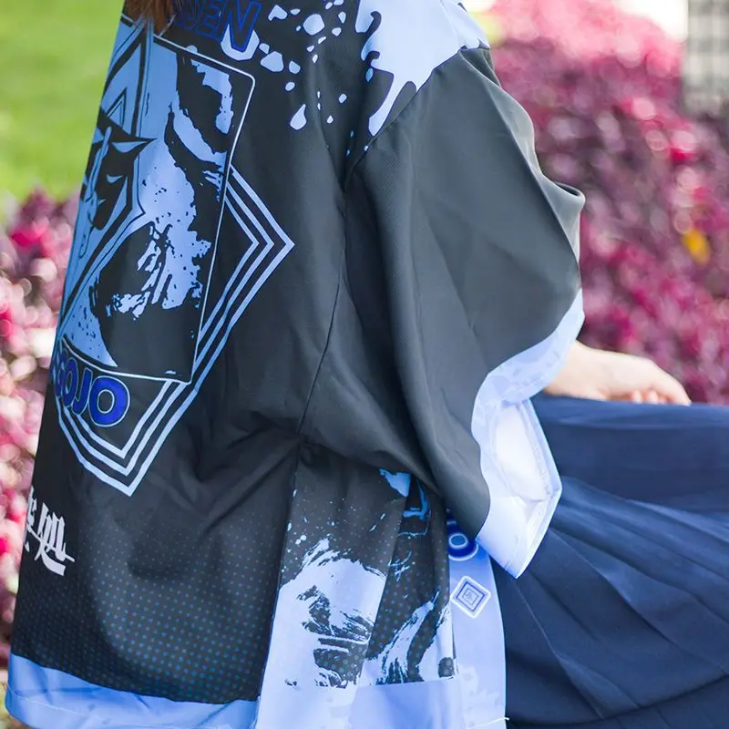 Кимоно Satoru Gojo для женщин и мужчин рубашки-кардиганы юката косплей хаори уличная