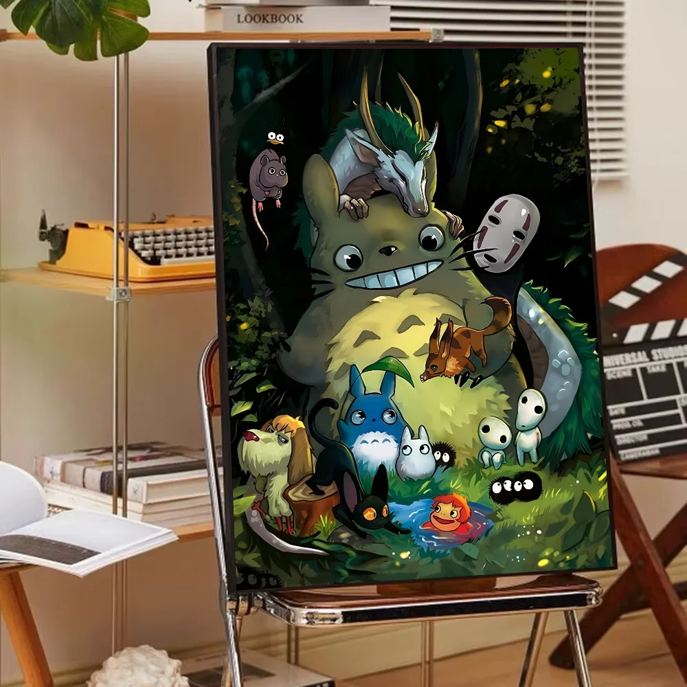 Kawaii Тоторо классический постер с фильмом бумажный принт для дома гостиной