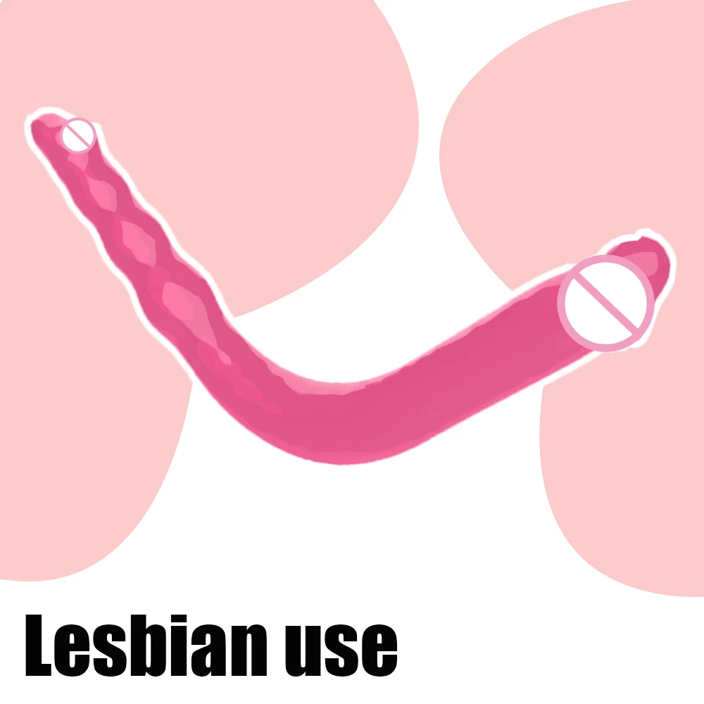 Мягкие двойные длинные фаллоимитаторы 29 см вагинальная Анальная пробка