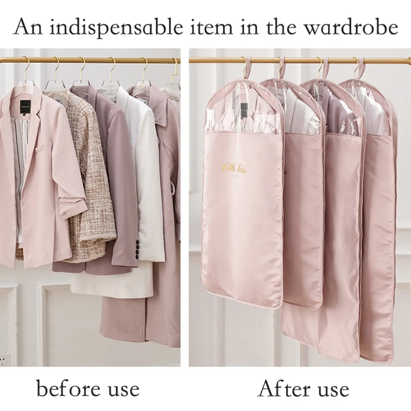 чехол для одежды шкаф Пылезащитный подвесной мешок костюма пальто пылезащитный