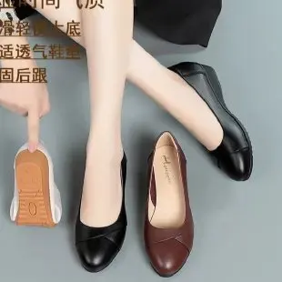 

Лоферы женские кожаные на плоской подошве, балетки для беременных, обувь для вождения, уличные сандалии, туфли Muller, лоферы 2022