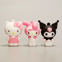 %d0%b0%d0%bd%d0%b8%d0%bc%d0%b5 kawaii anime sanrio figure kitty kuromi action figures melody cinnamoroll keychain model ornament kids toys birthday gifts