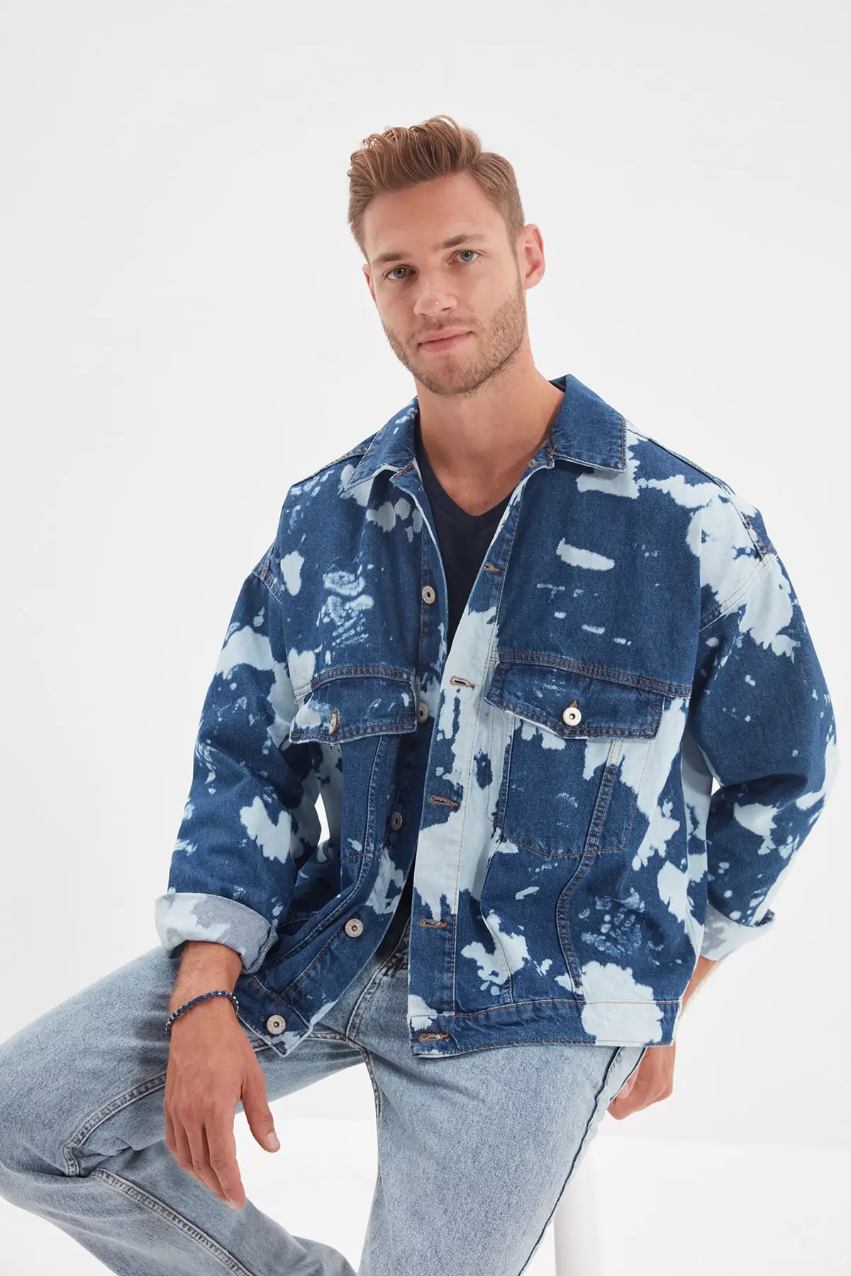 

Trendyol Male Boxy Mould Jacket TMNAW22CE0016