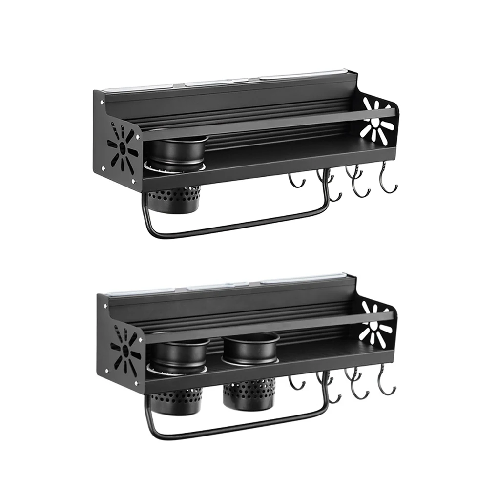 

Полка для хранения специй, Кухонное крепление большой емкости, тонкая работа, компактный размер, долговечные Бытовые аксессуары A1