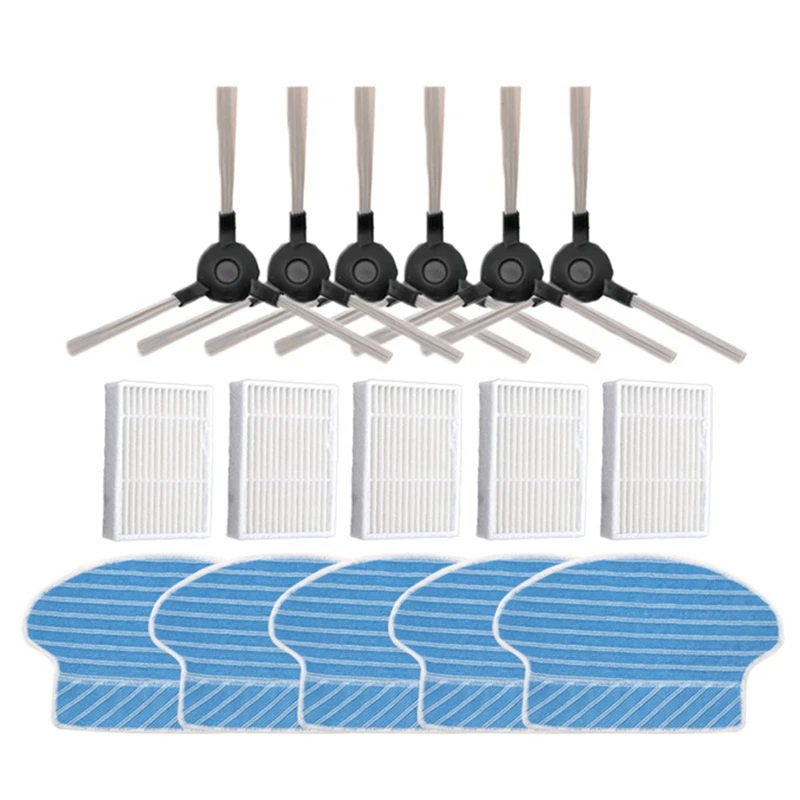 

Side Brush Hepa Filter Mop Cloth Replacement For Proscenic P1 P2 P3 Sweeper Accessories Replacement